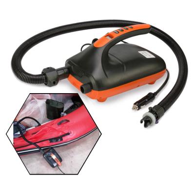 China 12V Compressor Unisex Portable Electric Kayak Boat Inflatable Paddle Board Charging Electric Air to Pump Electric SUP Air Inflator Pump for sale