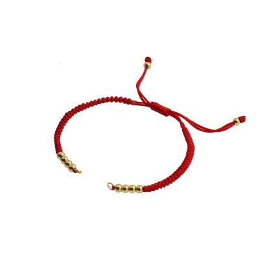 China FASHIONABLE Handmade Diy String Bracelets Thread Bracelet Making String Adjustable Semi-finished Product Red Rope Lucky Bracelets for sale