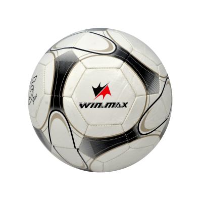 China 2.0mm Competitive Durable PVC Win.max PU Sports Soccer Ball Size 5 Inflated Training Football for sale