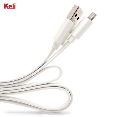 China MP3/MP4 Player Keli Classic White Micro Usb Cable 2A 0.3m High Quality Fast Charging 1m Data Cable for sale