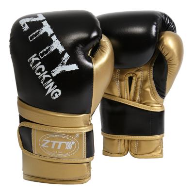 China Muay Thai Muay Thai Training Boxing Gloves Pu Muay Thai Training Gloves Custom Microfiber Adjustable Protective Eco-Friendly Breathable Logo for sale