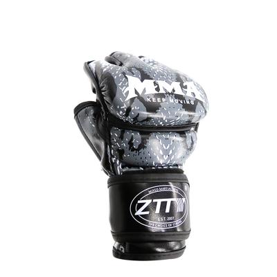 China For half finger traning and competition fighting gloves mixed martial arts Muttahida Majlis-e-Amal gloves for sale