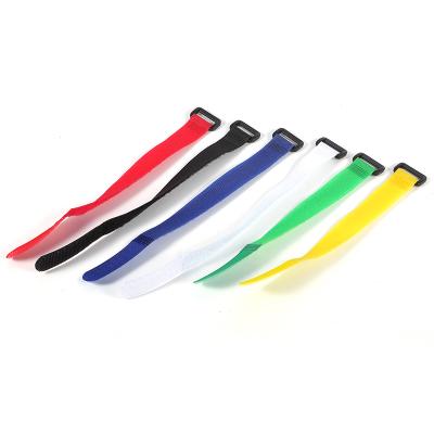 China Sustainable Adjustable Multi Color Back To Back Customizable Self-Gripping Hook And Loop Strap for sale