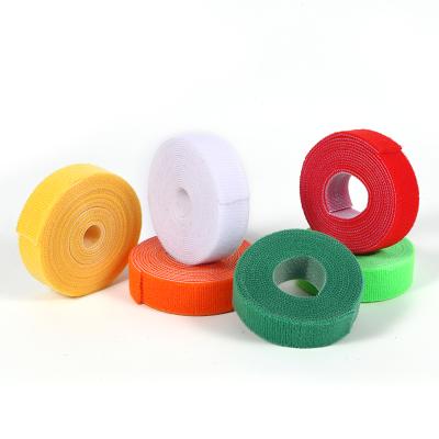 China Elastic Waist And Loop Tie Custom Plant Multi Colored Self Adhesive Hook Tape Roll for sale