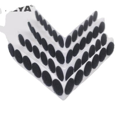 China Strong Self Adhesive Self Adhesive Cloth Self Adhesive Back Binding Strap Strap Adhes Circle Hook And Loop Tape for sale