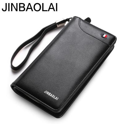 China Kimbarry Business Men's Large Capacity Zipper Clutch Bag Mobile Phone Bag Wallet Waterproof Wholesale for sale