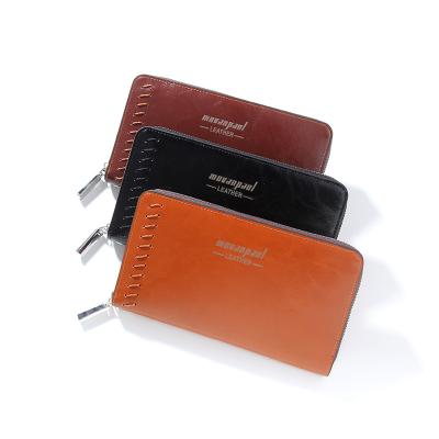 China MOVANPAUL Waterproof Brand PU Wallets Men's Business Clutch Leather Long Wallet For Men for sale