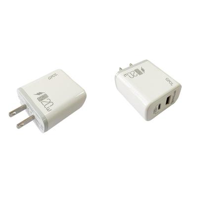 China Mobile Phone High Grade 20W 3A QC3.0 USB Charger Charging US Plug Mobile Phone Wall Adapter Fast Charger for sale