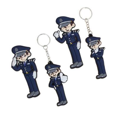 China Custom promotion or business gift brand logo oil can 3d PVC rubber key chain for sale