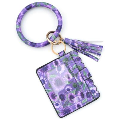 China Gift giving products promotion products and hot selling purple wristband keychain bracelet etc. personalized one piece keychains in bulk for sale