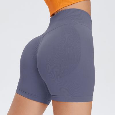 China Wholesale Viable High Quality Recycling Quick Dry Breathable Seamless Women Yoga Shorts Compression Hip Gaiters Women Yoga Shorts for sale