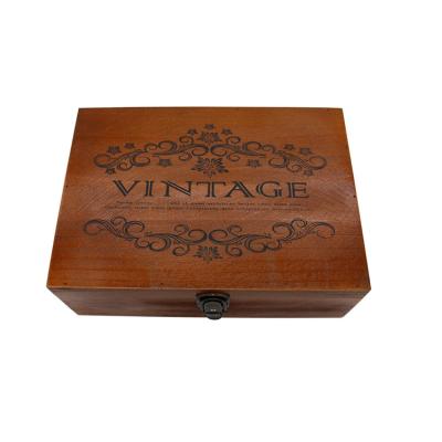 China Wood Box Custom Wholesale Wooden Gift Boxes High Quality Wooden Box for sale