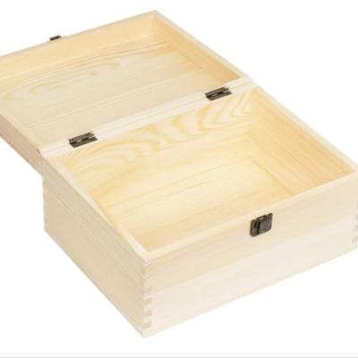 China Wooden Box Packaging Custom Wooden Box High Quality Wooden Craft Box for sale