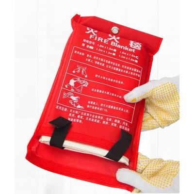 China Small MOQ Firefighting Equipment Accessories   home  hotel  car  kitchenTypes of Fire Proof Blankets Fire Resistant Blanket for sale