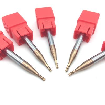 China HRC55 4Flutes Milling Cutter Carbide End Mill Cutter Carbide End Mill Cutter Alloy Coating Tungsten Steel Cutting Tool CNC Machining Endmills for sale