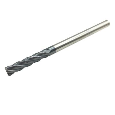 China 4Flute D10.0*10D*150L HRC50 solid carbide machine tool carbide endmill tungsten steel mill cutter endmill cutting tool endmill for sale