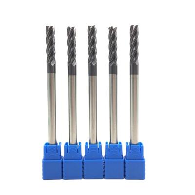 China 4Flute 6.0*6D*150L HRC50 solid carbide machine tool carbide endmill tungsten steel mill cutter endmill cutting tool endmill for sale