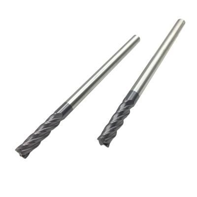 China 4Flute 6.0*6D*100L HRC50 solid carbide machine tool carbide endmill tungsten steel mill cutter endmill cutting tool endmill for sale