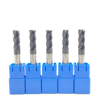 China CNC Milling Cutter 8mm 4Flutes HRC50 Carbide End Mill Cutter Alloy Coating Tungsten Steel Cutting Tool CNC Matching Endmills for sale