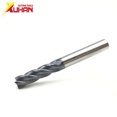 China 4Flute 12.0*12D*100L HRC50 solid carbide machine tool carbide endmill tungsten steel mill cutter endmill cuttering tool for sale