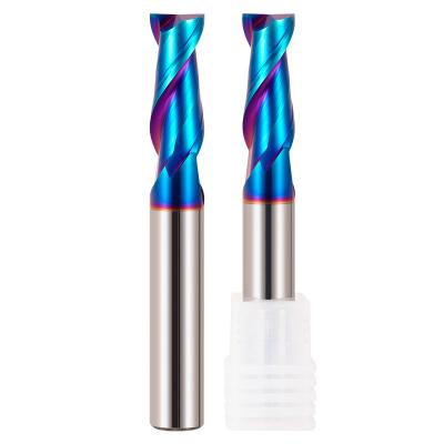 China HRC50 HRC55 HRC65 2 Flute Milling Cutter Carbide End Mill Tungsten Steel Alloy Cutting Tool Coating CNC Assorted Endmills for sale