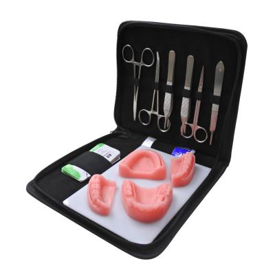 China Realistic Silicon 3d Skin Touch Dental Suture Practice Food Grade Kit for sale