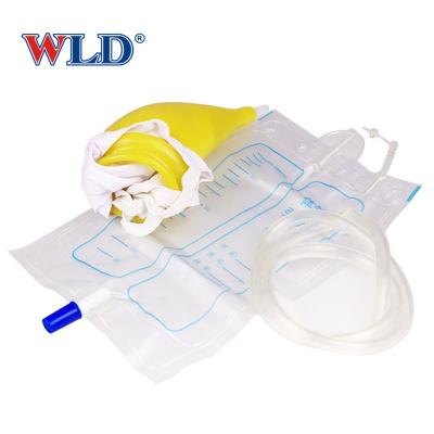 China Soft Latex Disposable Portable Sterile Urine Bag Holder for sale