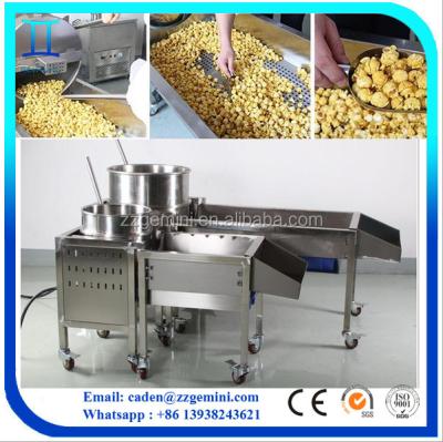 China Popcorn Caramel Popcorn Making Machine Cretors Hot Air Popper Corn Puff Snacks Machine for sale