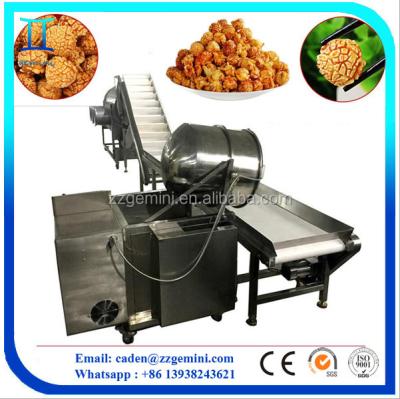 China Different flavors of popcorn caramel, chocolate, popcorn etc. making machine industrial corn puff snap machine for sale