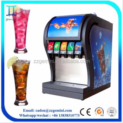 China best selling coke mail mixing soda fountain machine with good quality coke dispenser GE-3 for sale