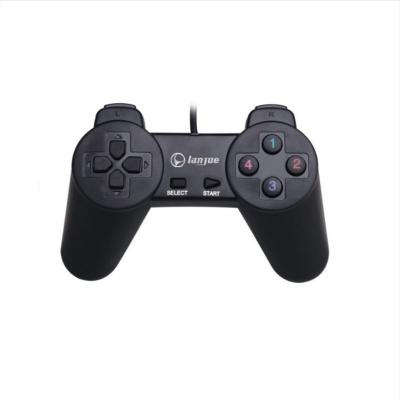 China With phone holder L-300 wired mini joystick game controller for PC USB gamepad for sale