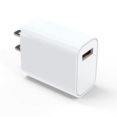 China UniversalÂ  2022 Factory Price US plug 5V3A Charging Block USB A port Charge for wall quick charger devices for sale