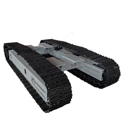 China Excavator Spare Parts Customized Crawler Track Under Trolley / Steel Crawler Chassis Track Undercarriage for sale