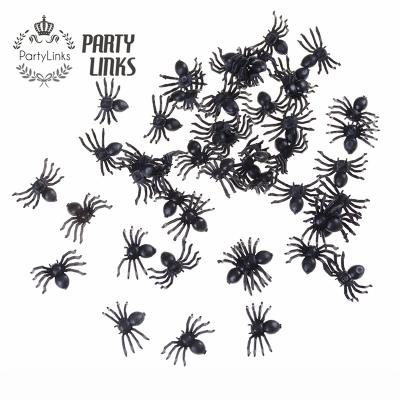 China Party Props Halloween Mini Plastic Spider Decoration for sale