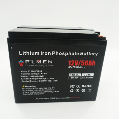 China UPS Solar System Factory Price Sealed Lead Acid Battery Replacement Lifepo4 Lithium Battery 12v 50ah For UPS System for sale