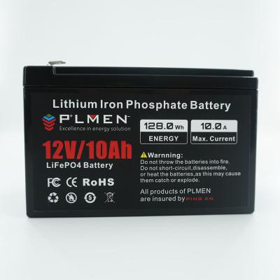 China Deep Cycle Life Children Car LFP Battery 12.8V 10ah Replacement For 12.8v 10ah LiFePO4 Lead Acid Battery Battery Pack for sale