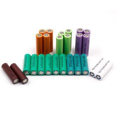 China Toys rechargeable lithium battery cells wholesale 3000mAh 3200mah 3400mah 18650 batteries brands optional for sale