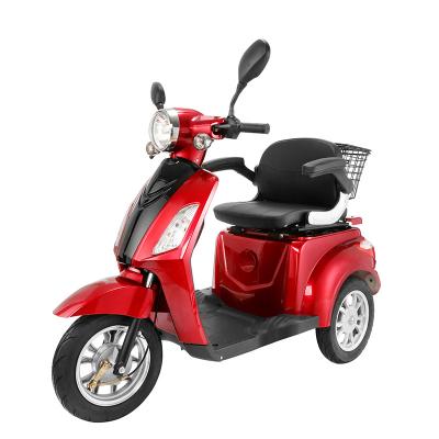 China 500w48v Unisex Adult Electric Scooter 2 Seats 3 Wheels Help Elder Electric Scooter for sale