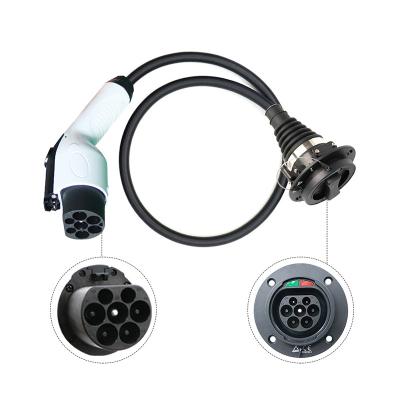 China Electric Vehicle Type 1 Type2 FAST Charging Extension Cord with SocketEv Charger IEC 62196 SAE J1772 Ev Cable Charger Charging Adapter for sale