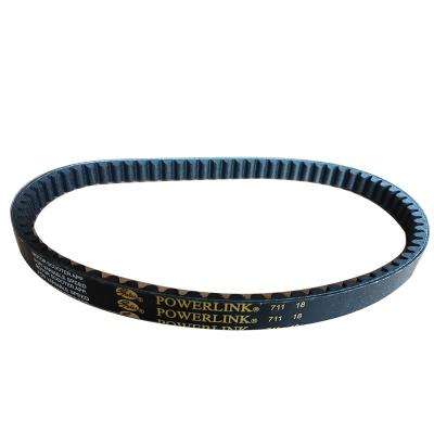 China 711*18Power Motorcycle Rubber V Drive Belt Drive Belt For Motorcycle for sale