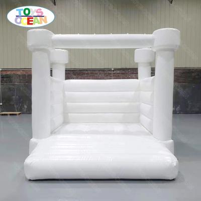 China For Wedding Party PVC Inflatable Bouncer Inflatable Jumper Castle Kids Lace / White Bounce Houses For Sale for sale