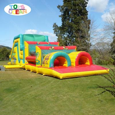 China New Style Outdoor Games Big Track Outdoor Adult Inflatable Sports Game Inflatable Obstacle Course For Sale for sale