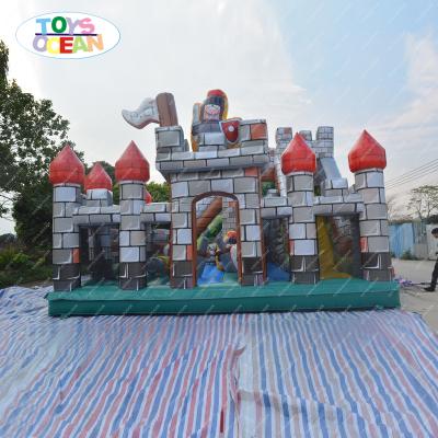 China New Hot Sale Inflatable Inflatable Playground Giant Inflatable Obstacle Course Bouncy Castle With Funny Obstacle for sale