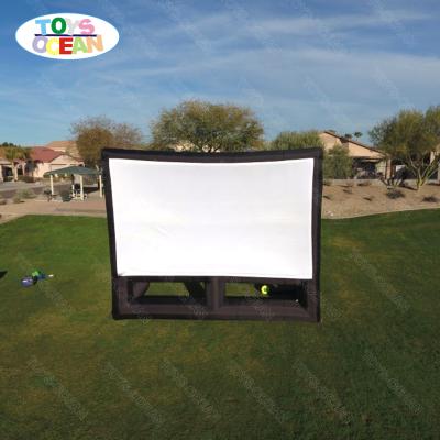 China Mini Inflatable Projection Cinema Outdoor Projector Screen For Family Backyard Use for sale