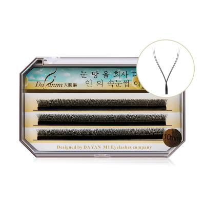 China IRISMOON Private Label YY Shape Natural Soft Lashes Hand - 0.07mm Weaved YY Type Volume Eyelash Extensions Premium Products Wholesale for sale