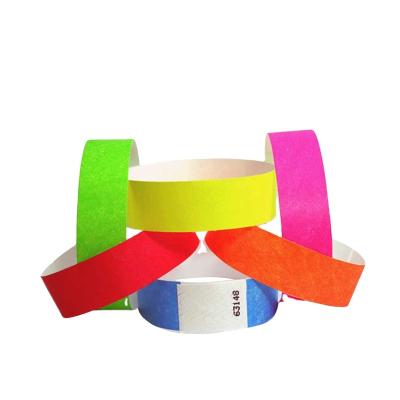 China Custom hot sale polyester wrist bands tyvek paper wristband with logo for ticket for sale