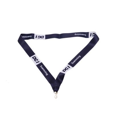 China Custom Polyester Logo Heat Transfer Lanyard Neck Lanyard Medal Lanyards with No Min Order for sale