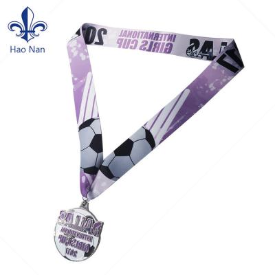 China New Europe New Product Excellent Quality Design Custom Medal For Souvenir Sports Cheap Medal With Ribbon Medal Ribbon for sale