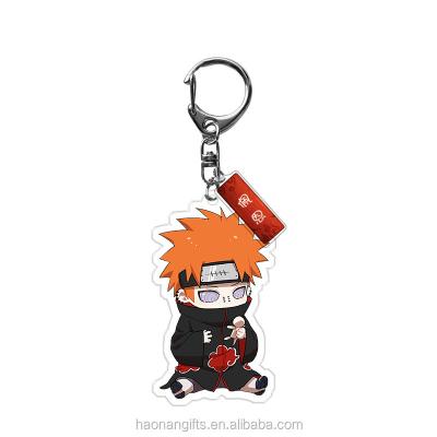 China Fashionable Key Ring Manufacturer Custom Cute Design Copy Clearly Charm Anime Game Character Kpop Star Acrylic Key Chain Key Chain for sale