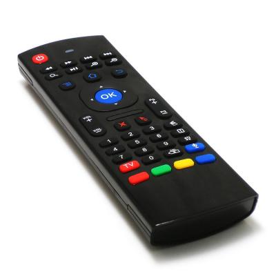 China Hot Selling MX3 AIR MOUSE Remote Control Used For TV Box And All PC 2.4G MX3 Mini Air Mouse for sale